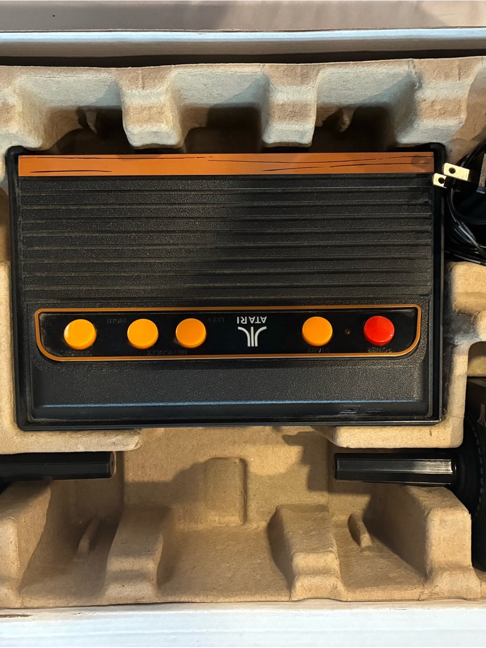 Vintage Atari Anniversary Video Game Console and 2 Joysticks and 120 games